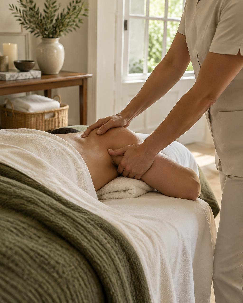 Relaxing massage treatment